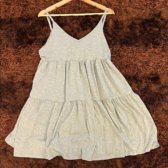 SHEIN Dresses & Skirts - SHEIN Gray Sleeveless Sundress Dress- Womens sz s